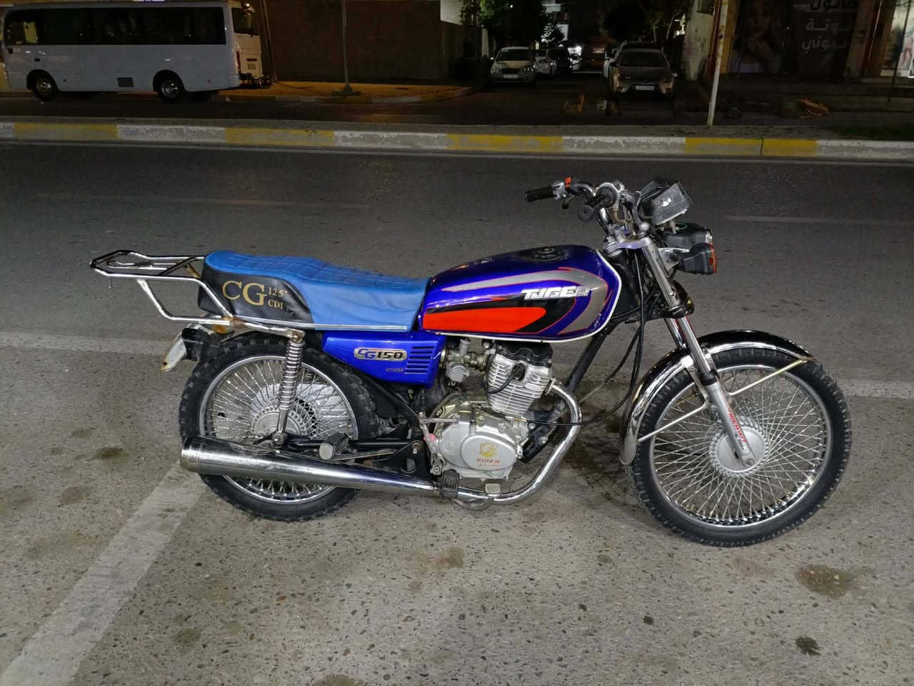 سلام علیکم دراجە ایرانی تایکر  مودیل2021 بی منفیس بلادی نکرە هندر یشتغل محرک گیر ابشرط لاسرف لابخار لایذب دهن لابی صوت  محرك فول شلعه معدل فول   حیل نضیف حلو كهربایات كله شغال ابشرط لایت عالی ناصی اشایركله شغال بطاریه جدید ویلات نضیف تایرات نضیف سعر425وبی مجال للشرای اذا شرای تعال خاص او خابر عل رقم تدلل***********عنوان کرکوک قادسیە
