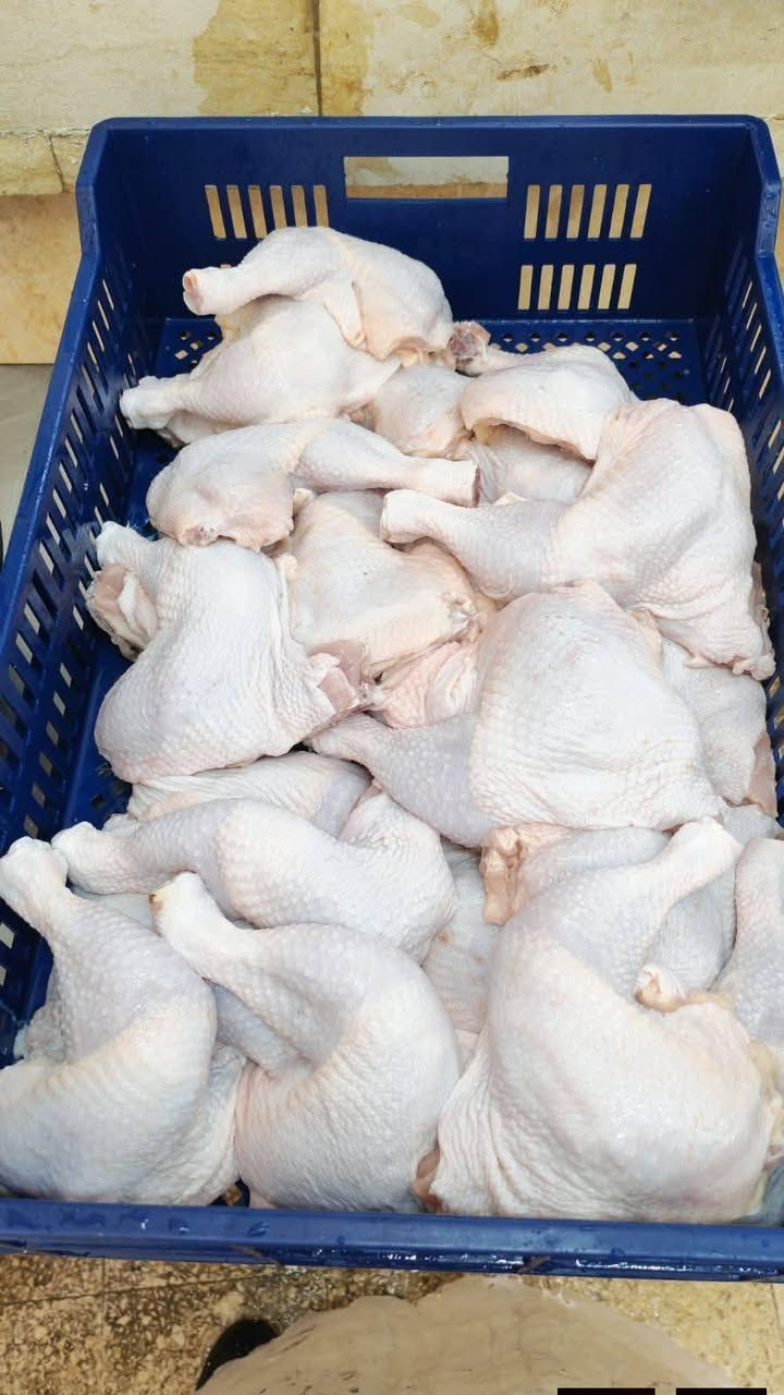 🐔 السعاده للدجاج الحي

💥 أسعار الدجاج الحي

🐓 معدل 1700 غم — 7,000 

🐓 معدل 2 كغم — 8,000 

🐓 معدل 2.5 كغم — 9,000 

🍗 أسعار التقطيع

صدر — 5,000 

فخذ — 5,000 

أجنحة — 4,000

كبد — 5,000 

حواصل + كبد — 4,000 

أركاب — 1,500 

صدر مسحب ــــ 7,000

للأتصال بنا 👇👇🤳
***********  /  ***********
✨ طازج يومياً • أهلاً وسهلاً بكم

📍 كوت خاجيه - نهاية شارع 40 - مجاور مخبز الصادق / مقابل ماركت حسين القريشي
