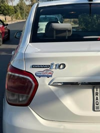 هونداي i10 كراند صندوك موديل 2016 خليجيه لون ابيض  بيها فقط الجاملغ ال...