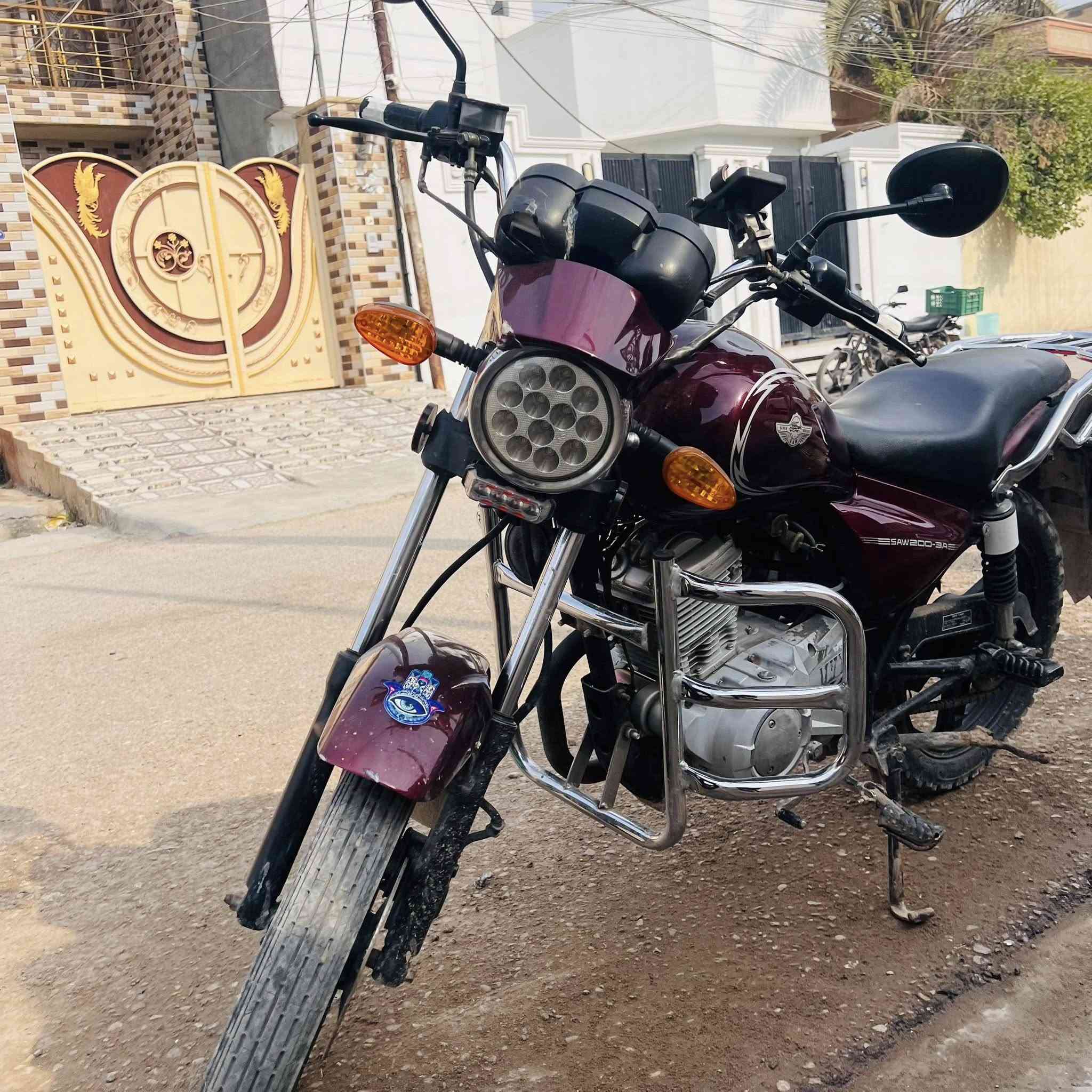 السلام عليكم موطور للبيع سنكي ناصي الموديل 2014السعر750وبي مجال والاستفسار اكثر اتصل***********
