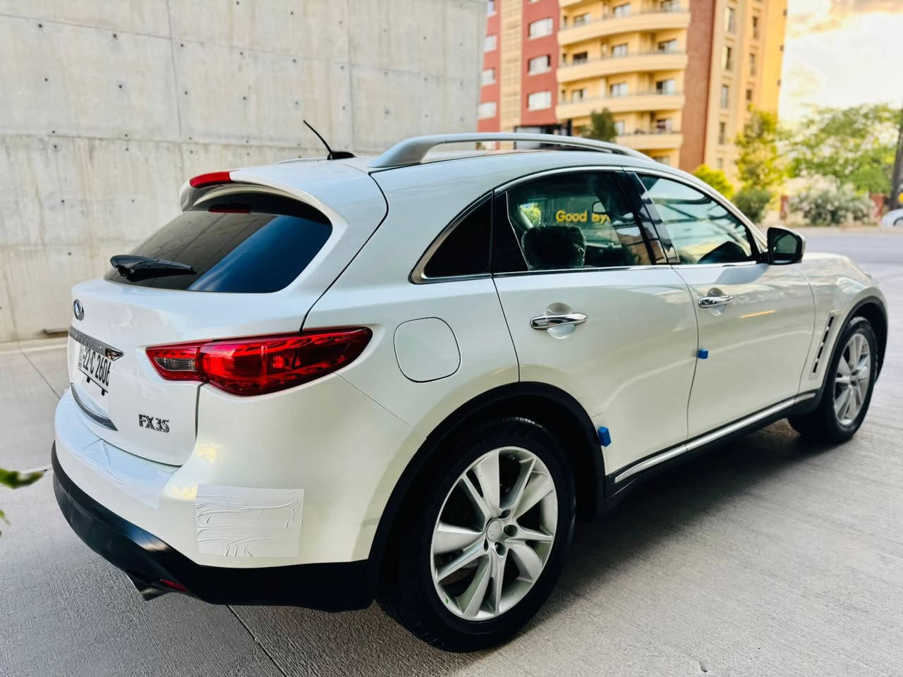 ﷽
INFINITI FX35  2009
أنفنيتي FX35 موديل 2009
 فول مواصفات
--------------------------------------
مكان🌆:سليماني                    سعر💵: ١٠٧$🔐
تليفون☎️: *********** /// ***********
--------------------------------------
▫️محريك V6 سته سلندر
🔹گير و محريك بشرط مامفتوح
🔹بدون صوت بدون صرف بدون خلل بشرط فحص
ماشيه ١٧٢ الف كيلومتر
 --------------------------------------
▫️سيارة كلين تايتل داخل بلعراق
🔹صاره بلعراق (( جملغ خلفي سكن  صبوغ )) 
🔹بدون داخل بدون أيرباگ
سيارة جديد حيل حيلوة نظيفة
--------------------------------------
مواصفات
{{ بصمة - سلايت  - كاميرات -شاشة   - كشنات جلد - كشنات تتفيئة و تبريد - كشنات و ستيرن كهربا - فورميكا - حصاص امامي و خلفي - داخل ديزاينو - تبريد مركزي  - بلاجكتور - ڤوليوم - تحديد سورعة - بعد }}
 --------------------------------------
أربع تاير و ويل جديد سيارة جديد بدون مصروف
سيارة شرط بدون اى نواقص گير و محرك  و حدادي و كاهرباى كل بشرط
سنوية و رقم جديد سنوي بأسمي تحويل غرامة بشرط
--------------------------------------
