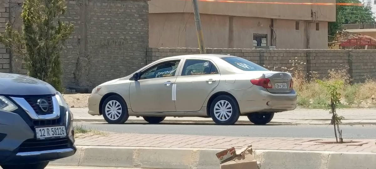 السلام عليكم
كورلا 2009 گير محرك تبريد شرط رقم صلاح الدين دولي  سنويه جديده به قطع صبغ ابيع عام السعر 78 وبه مجال وترهم مراوس الاتصال ***********
