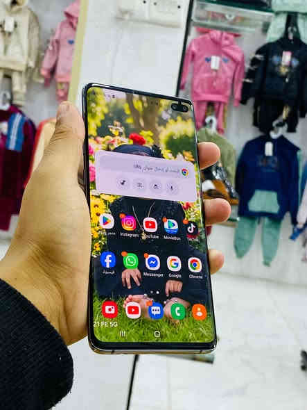 سلام عليكم عندي S10بلس فايف جي دبل سيم ١٢٨ موبيل جديد مامفتوح شرط سعر 200 وبي مجال بسيط / ***********/
