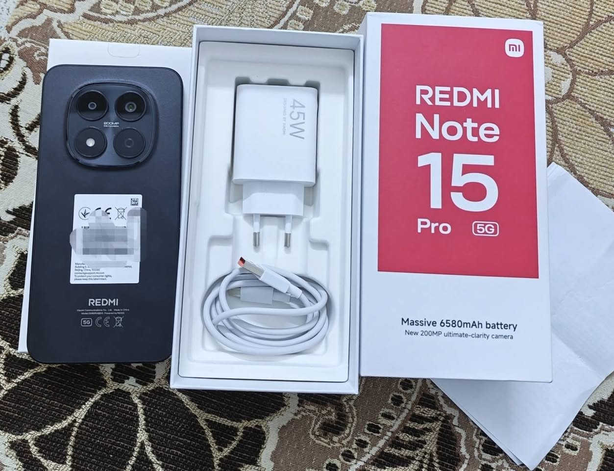 جهاز شاومي ريدمي نوت 15برو 5جي لون اسود رام 12 ذاكره 256 مع كافه ملحقاته كلشي موضح بالصور جهاز جديد محشون 3مرات مكفلون من كلش لايوجد توصيل مكاني بصره زبير السعر المطلوب 425 الزبير, البصرة


**إذا كنت صاحب هذا الإعلان وتريد حذفه لأي سبب، رجاءا أرسل رسالة إلى الدعم الفني**