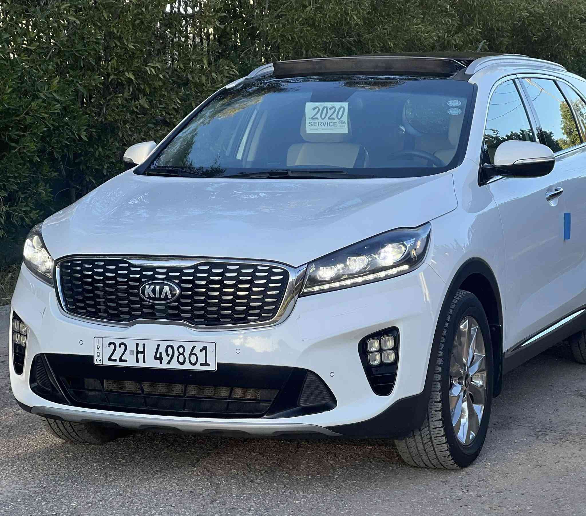 سلام عليكم 
سورنتو 2019رقم أربيل دولي 
سياره مكفوله كفاله عامه ع وضع الشركه 
السياره فول موصفات محرك 6vكفاله عامه 
الموصفات 
بصمه+فتحه ثلاث طكات
كشنات كهرباء +كشنات جلد 
لد نهاري +لدات زنون 
ماشيه 112الف حقيقي 
كشافات خلفيه
سايد بريك بصمه 
جنطه كهرباء تفتح عند الاقتراب
سياره ع وضع الشركه كفاله حتى من البارد والرصعه

السعر245وبيها مجال 
الموقع /صلاح الدين بلد يثرب 
***********
