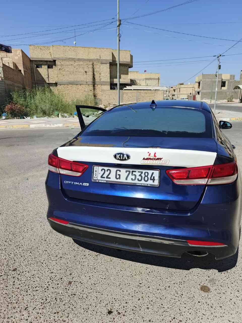 سياره حادثه.
بل حوض بدايه وجنطه بدون تبديل  بل عراق حادثه جاملغ امامي ايسر ايمن  واحد تبديل والثاني فقط صبغ  
مكان سياره في كربلاء.  رقم ***********
