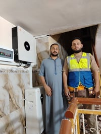 اسديرة الفياض • بطارية ليثيوم ١٧٫٥ك • ١٠ ألواح جينكو