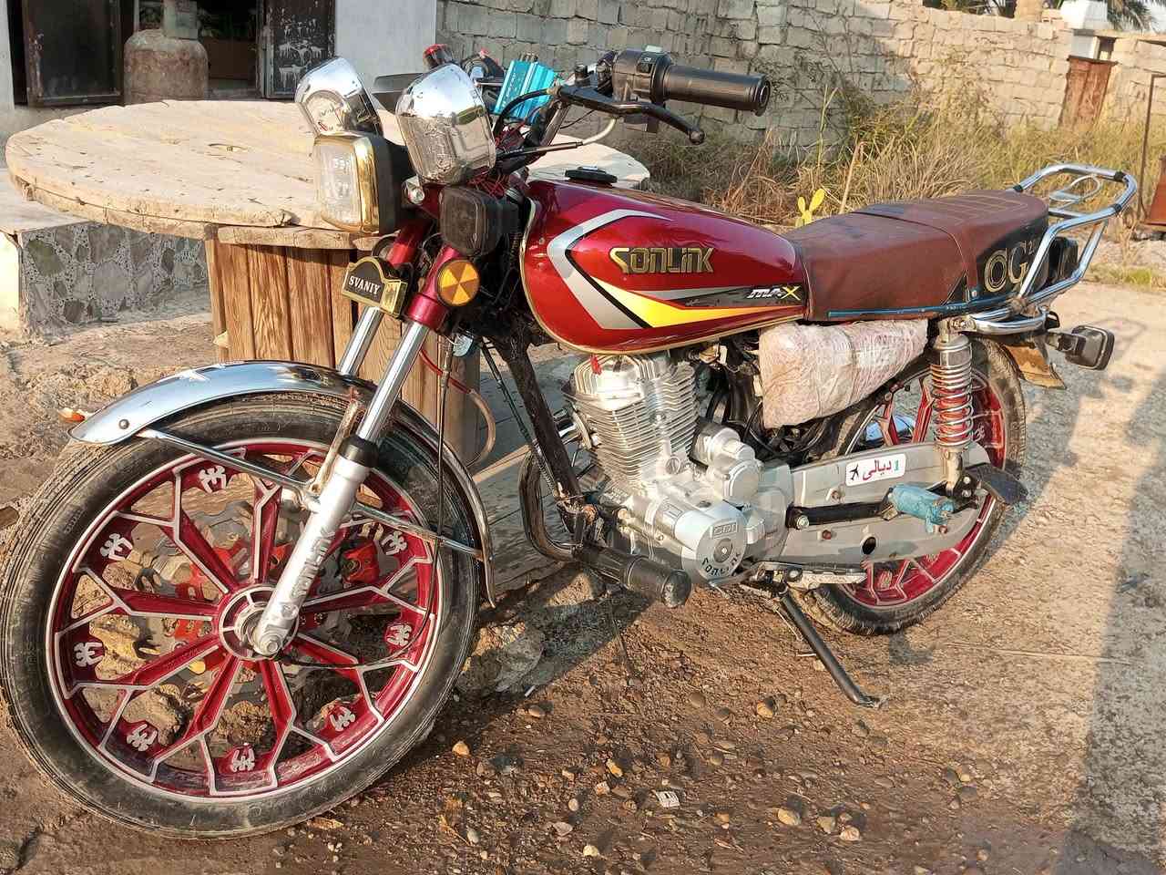 السلام عليكم دراجه لبيع موديل 2025 محرك 200 اوراق كارتونيه السعر 725 وبيه مجال
 رقم الهاتف ***********
