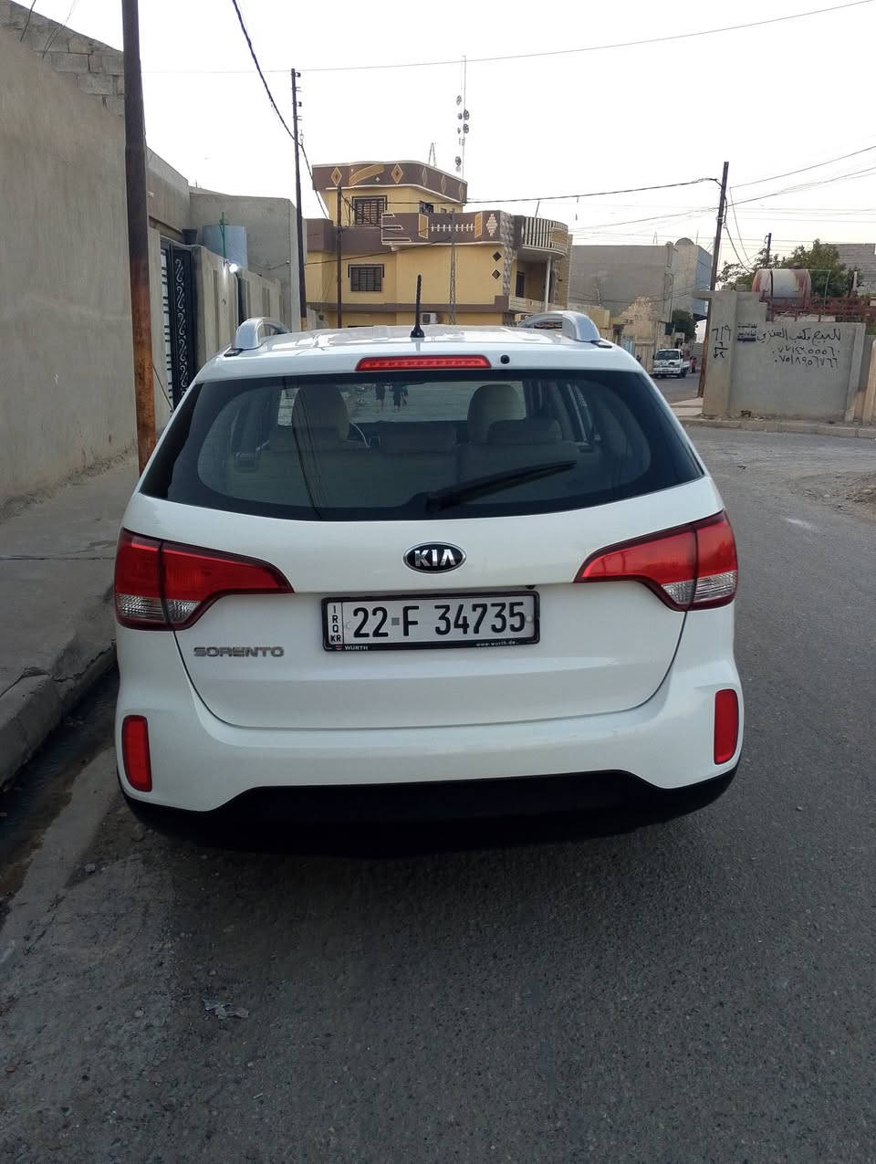 سورنتو 2014 خليجي
بيع مقدماً أو معارض باانتره أو افانتي مقدس 
رقم أربيل سنويا هز جديد لل 29 شرط التحويل 
4سلندر 
7راكب 
ماشيه 188
الجرس إيدك ع 120 
محرك كير شرط 
كلين ما عده شبر بارد بجاملغ الايمن الامامي 
***********
***********
مكان موصل الجانب الايمن
