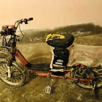 دراجه شحن • نقصها سكليتر • بطاريات جديدة