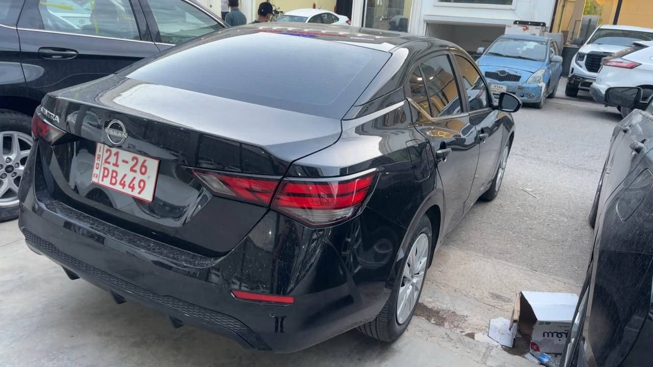 نيسان سنترا ٢٠٢٤ S
محرك ٢٠٠٠ اربعة سلندر 
بصمة تشغيل رادار اربعة جوانب 
تحديد مسار تحديد سرعة كشنات تدفئة اوتو ستوب 
شاشة كاميرا خلفي حساس ضرر فقط بنيت صبغ بدون دواخل بشرط وشبر من قمارة تعديل بي دي ار 
ارباك استيرن وتكمة تاك راجع سستم 
كير ومحرك مكفولة بدون نواقص 
مكان اربيل رقم كاتي مؤقت باقي ٨٠ يوم للترقيم
*********** واتساب
تةنها بونيتى بوياغه بئ ژوورئ بةشةرت وةيةك بست لة سةقفى بي دي ئارى هةية لةناو حاويةى شتةكى پئ كةتية بي حاديسة ژماره كاتيه أربيل, العراق
