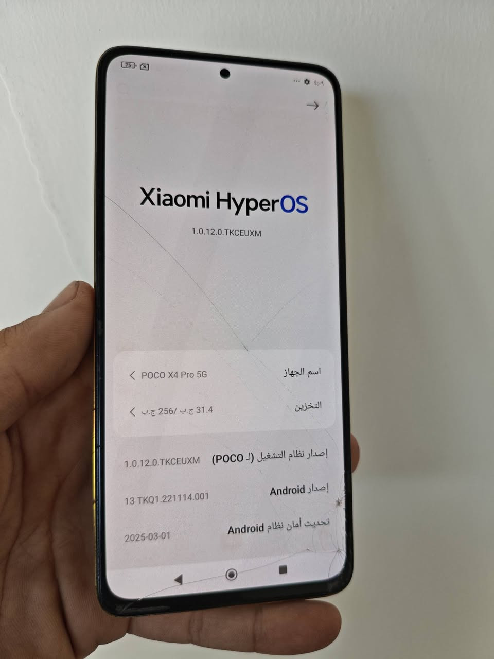 بوكو X4 برو 

ذاكره 256 / رام 12 

معالج قوي يدعم 60 فريم 

يدعم الشحن السريع 

شاشه معدل تحديث 120HZ 

جهاز مكفول فقط ( فطر بلازمه وضهر وماماثرت ) 

السعر 100


**إذا كنت صاحب هذا الإعلان وتريد حذفه لأي سبب، رجاءا أرسل رسالة إلى الدعم الفني**