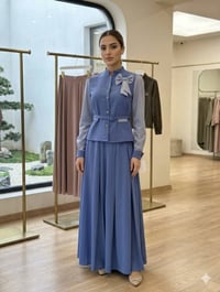 طقم قطعتين • تنورة باربي • مقاس ٣٨-٤٤