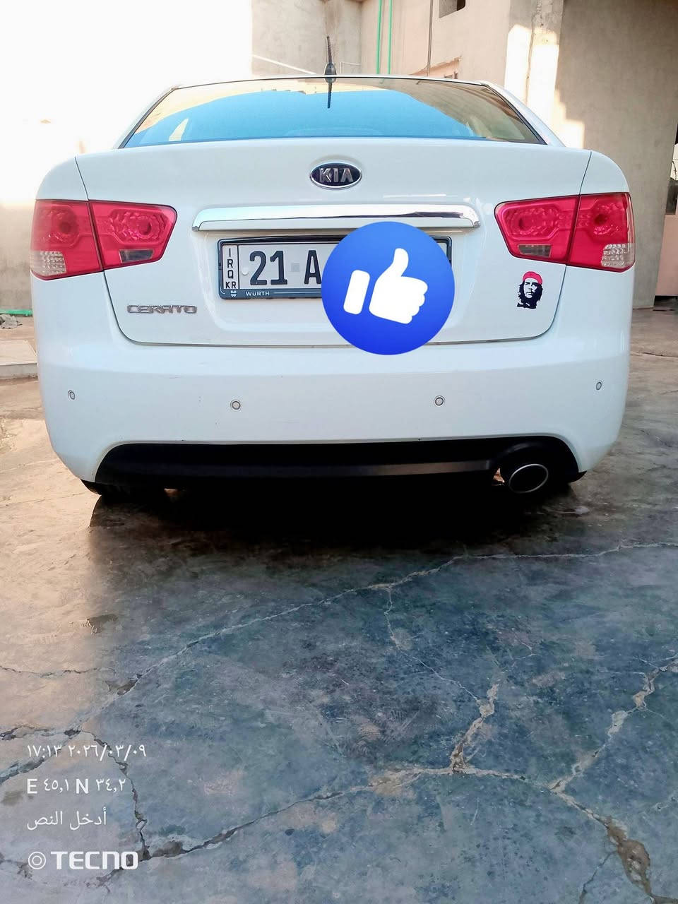 السلام عليكم سياره للبيع سياره جديده 2011 سنويه جديده رقم سليمانيه سياره مقفوله كفاله عامه شرط السونار تخنتاير جديد جير ماكينه جديده تبريد تدفئه شغاله دواخل رقم واحد تبلات صدر خلف امامي كله جديد متواجد على هذا الرقم ***********.
