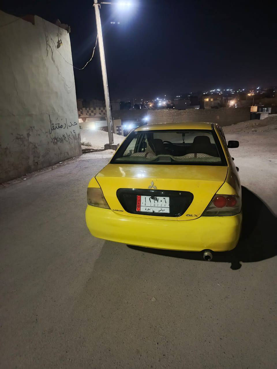 للبيع  لانسر رقم ديالى ٢٠٠٩ تكسي 
***********
ديالى /خانقين
