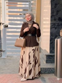 طقم ٣ قطع • ستره دبل • مقاس ٣٨-٤٨