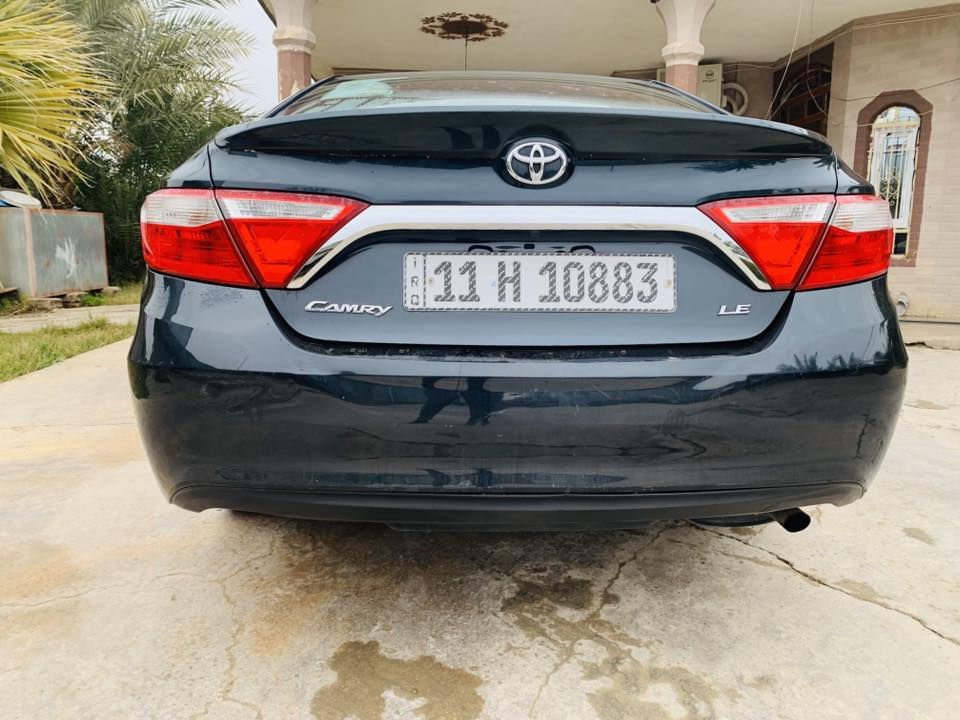 كامري 2017 
الضرربنيد صبغ 
ماشي 180 ميل
رقم بغداد دولي
سنويه وهزه جديده
مكاني تكريت 
السعر 155
***********
