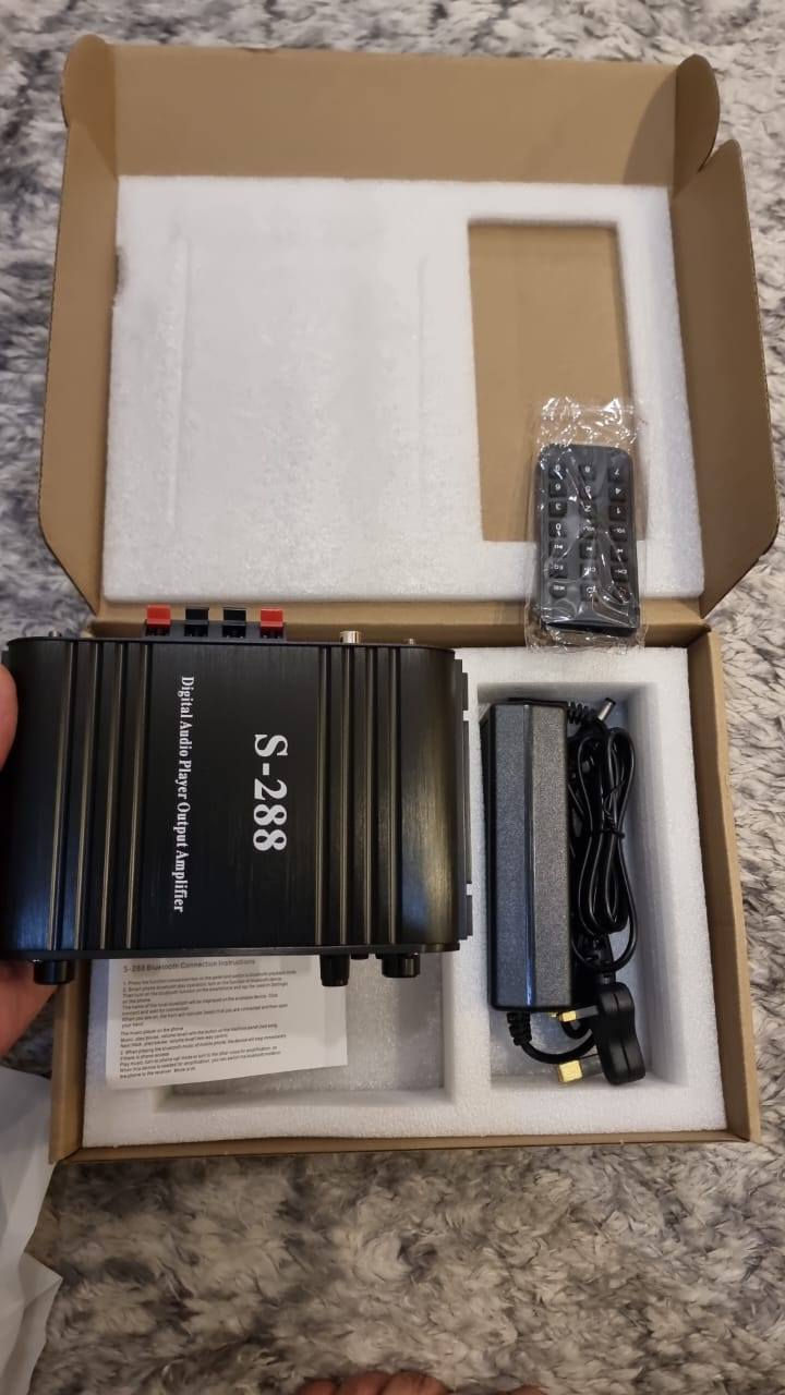مضخم صوت رقمي (S-288) مخصص للاستخدام المنزلي أو في السيارات، ويتميز بدعم بلوتوث 5.0 ومنافذ USB و SD


**إذا كنت صاحب هذا الإعلان وتريد حذفه لأي سبب، رجاءا أرسل رسالة إلى الدعم الفني**