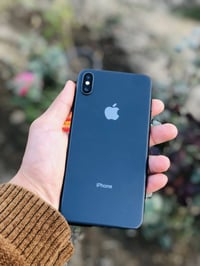 آيفون x max ذاكره 256  بطاريه 77 مامبدله مبدل فقط شاشه فيس إيدي شغال  ...