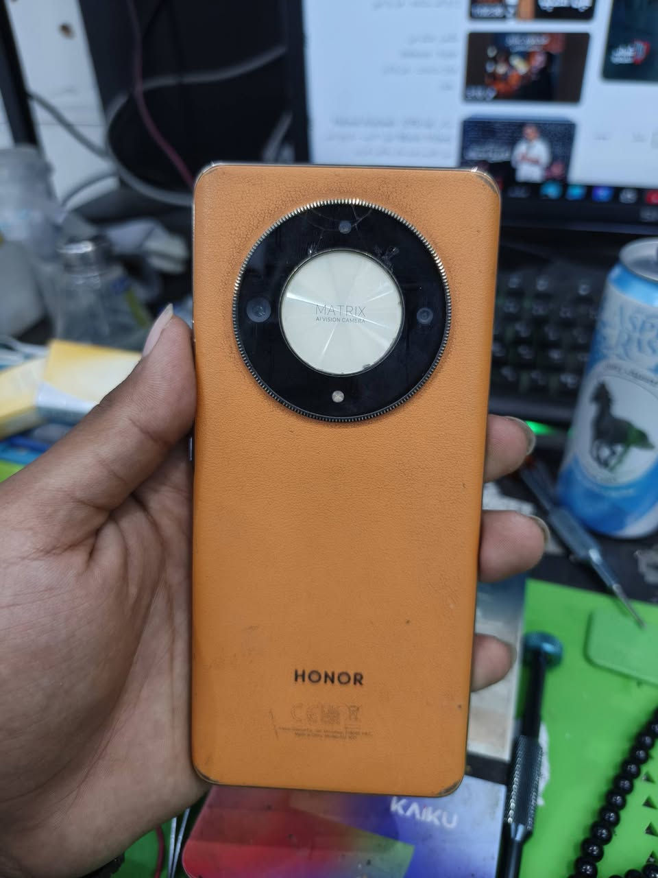 HONOR X9b 5G
الذاكرة: 256 جيجابايت.

​الرام: 20 جيجابايت.

​النظافة: جهاز نظيف جداً

​الملاحظات: مستبدل شاشة فقط، وباقي الجهاز كله سليم وشغال 100%.

​الموقع: النجف الأشرف.

سعرة 165نهايتة


**إذا كنت صاحب هذا الإعلان وتريد حذفه لأي سبب، رجاءا أرسل رسالة إلى الدعم الفني**