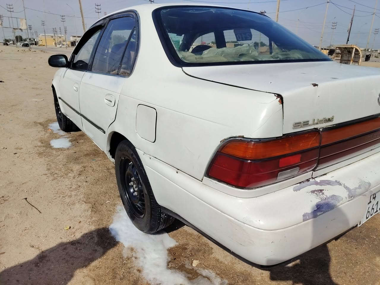 السلام عليكم كورولا للبيع سياره باسمي موديل 91 مكان البصره خور الزبير استفسار الرقم***********
