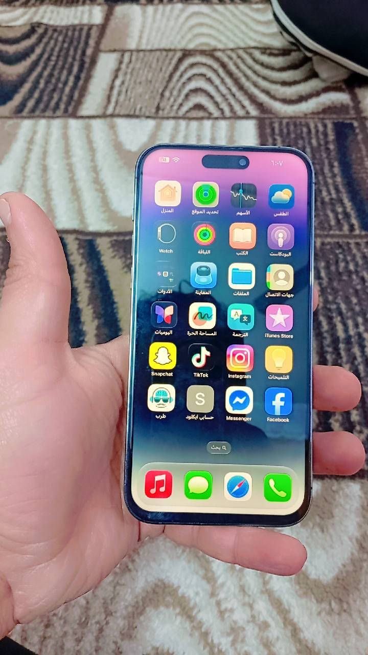 السلام عليكم ورحمه الله وبركاته 
ايفون 14برو ماكس ماستر 
بي تخطي يعني سيم كارت متوقف 
باقي كله شغال 
بطاريته ***********
بغداد شارع فلسطين
