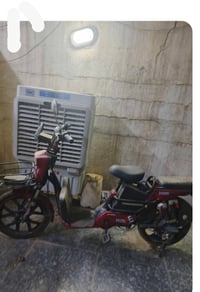 باتريات خمسه جدد والعقل مبدل وتاير الامامي جديد رايدهه 225 كاظميه الطي...