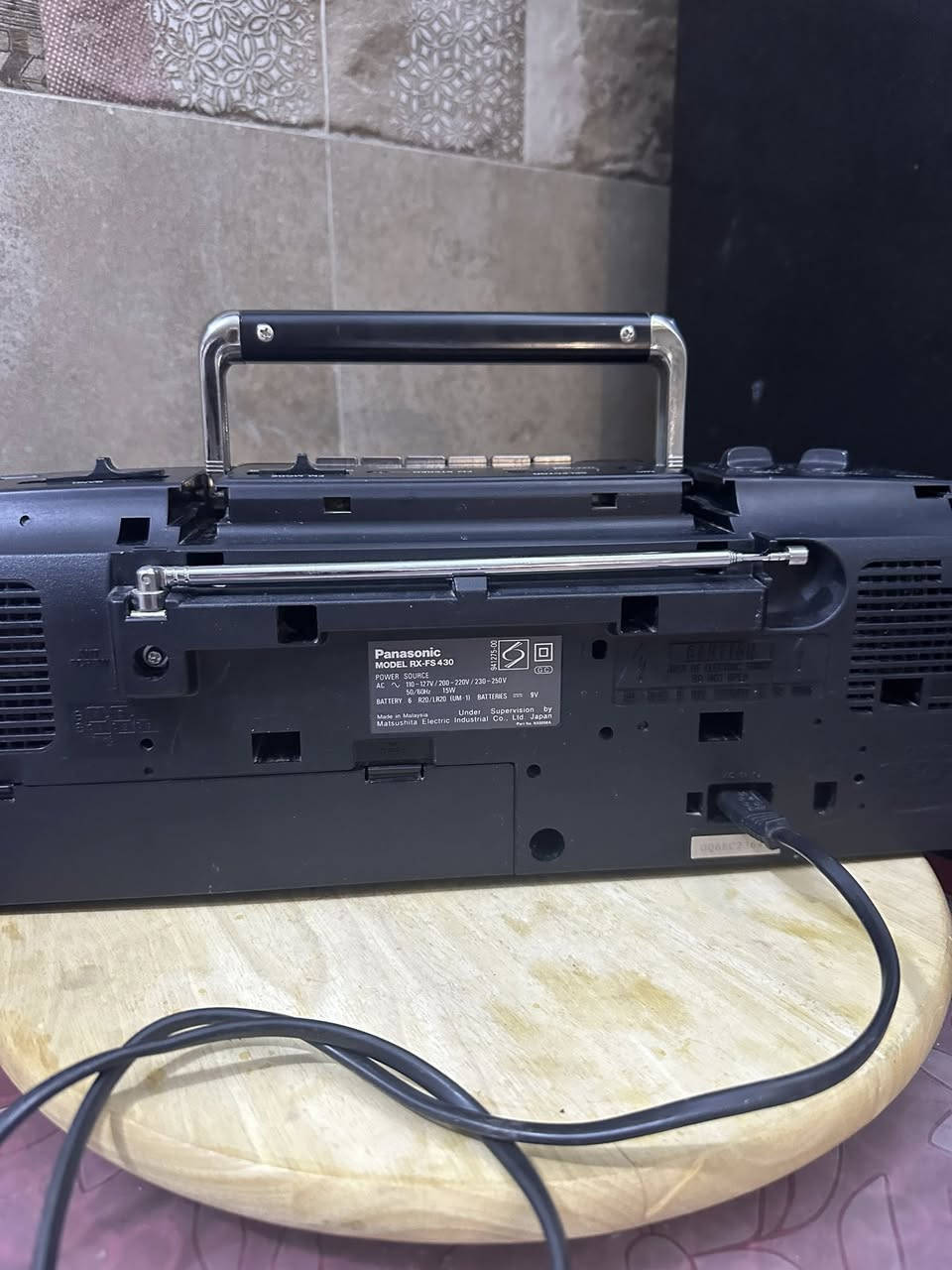 السلام عليكم
مسجل وراديو باناسونيك موديل RX-FS430 السماعات ٢٦ واط شغال ونظيف وكامل للبيع 
بسعر ٣٠ الف


**إذا كنت صاحب هذا الإعلان وتريد حذفه لأي سبب، رجاءا أرسل رسالة إلى الدعم الفني**