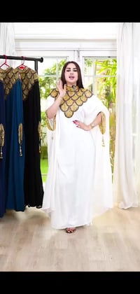 تطريز يدوي • فستان فيزون • بشت شيفون