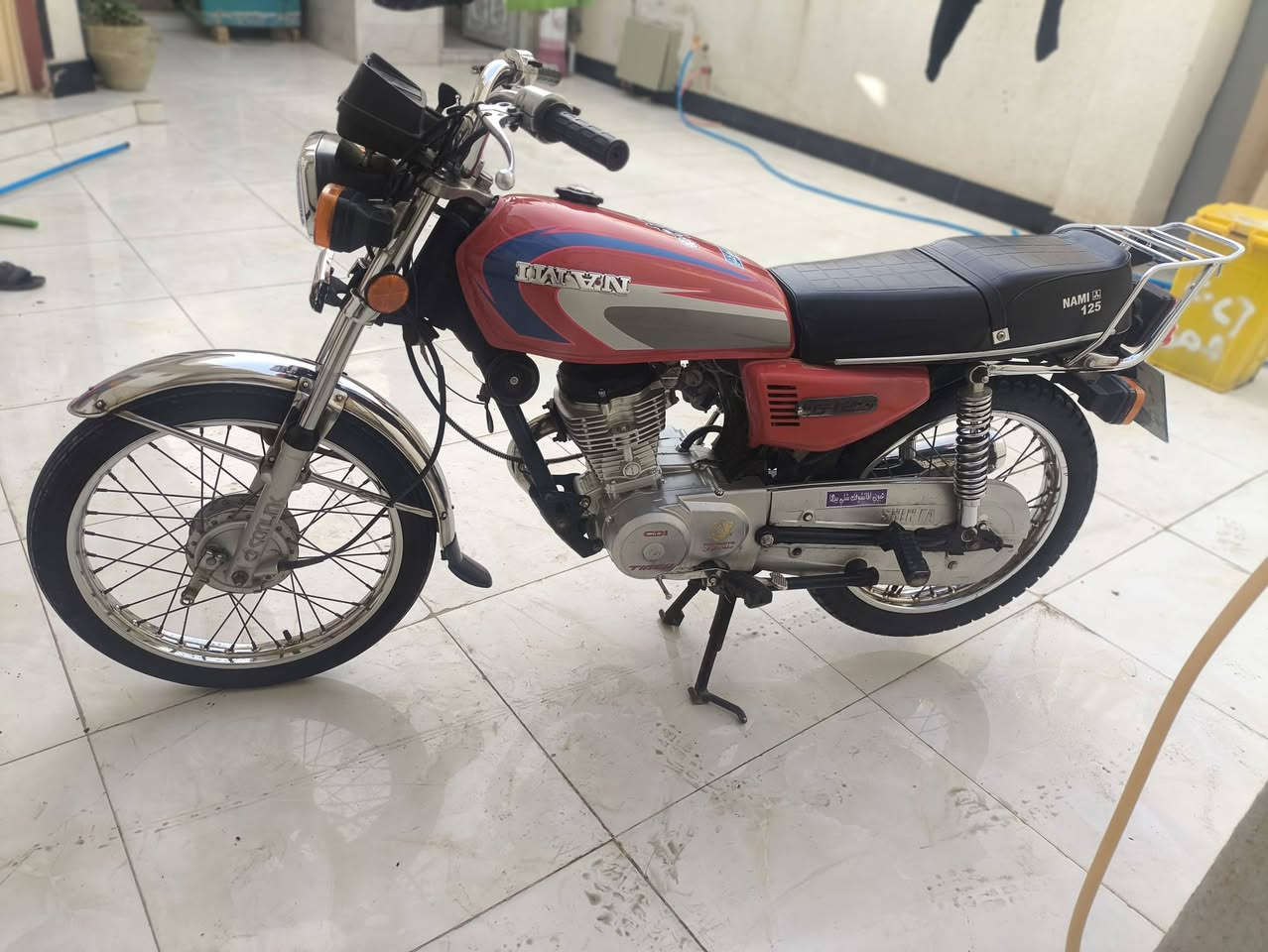 لبيع تاكير السعر650 دراجه نضيفه بدون اوراق
***********
