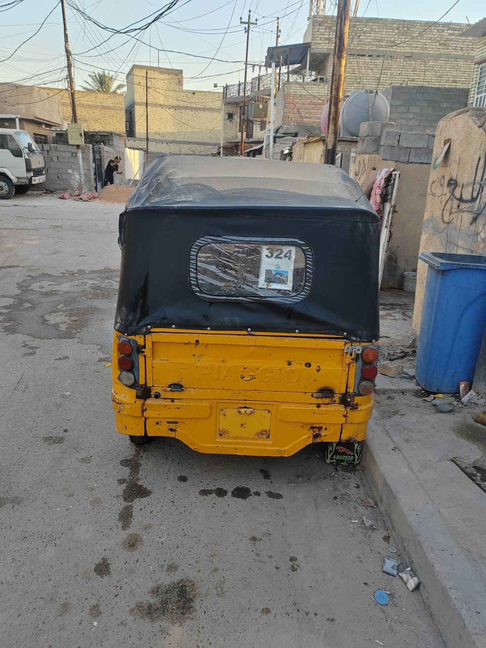 السلام عليكم تكتك للبيع ابياجو محركه باجات السعر مليون وسبعميه اوخمسين ) الرقم *********** العنوان الزعفرانيه
