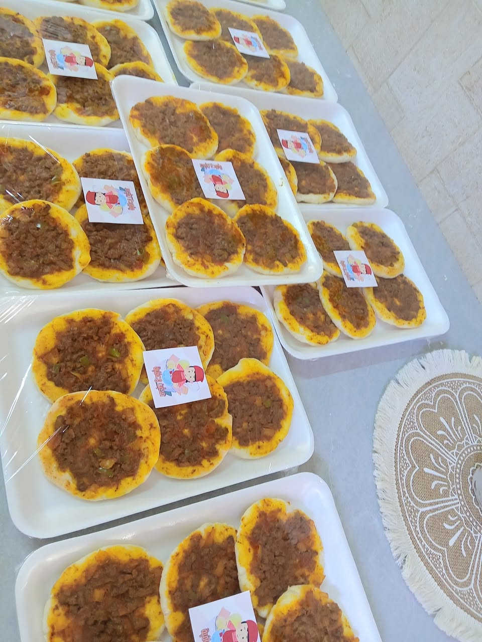 متوفر لدينا كافه انواع المعجنات ( فطائر ، لحم بعجين ....)🥐
وايضا متوفر الكبب بانواعها ( تمن ، جريش ،.....)
 بورك ( لحم ، جبن وكرفس ، حشوة دجاج )  

الحجز مسبق
يوجد توصيل داخل بسماية 🚘


**إذا كنت صاحب هذا الإعلان وتريد حذفه لأي سبب، رجاءا أرسل رسالة إلى الدعم الفني**