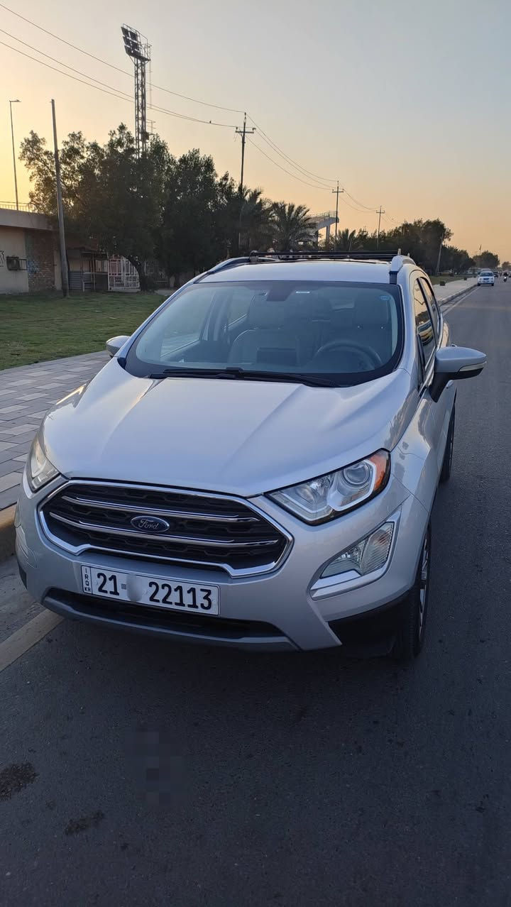 للبيع فورد إيكوسبورت تيتانيوم (Ford EcoSport Titanium) موديل 2018 - فول مواصفات.
تفاصيل السيارة:
​الموديل: 2018.
​الفئة: تيتانيوم (Titanium) - أعلى صنف بالموصفات.
​المحرك: 2000 (المرغوب).
​المسافة المقطوعة: 89 ألف كيلومتر فقط.
​ داخل جلد لون فاتح .
​بصمة تشغيل وأبواب (عدد 2).
​فتحة سقف.
​التقنيات: شاشة كبيرة، كاميرا خلفية دوارة، وحساسات خلفية ونقاط عمياء ومنافذ usb.
اوتو ستارت ستوب.
​ تدفئة كشنات، كراسي جلد.
منفذ كهرباء 110V.
​الإضافات: سيباية حديد قوية.

​الضرر: وارد أمريكي، الحادث بسيط جداً (مرفق صورة الحادث في المنشور).
​الرقم: رقم شمالي والسيارة بإسمي (تحويل مضمون).
​الموقع: السيارة موجودة في بغداد.
​السعر:
​ (108 ورقة) - وبيها مجال بسيط جداً للشاري الجاد.

​للتواصل والاستفسار:
​اتصال أو واتساب: ***********
