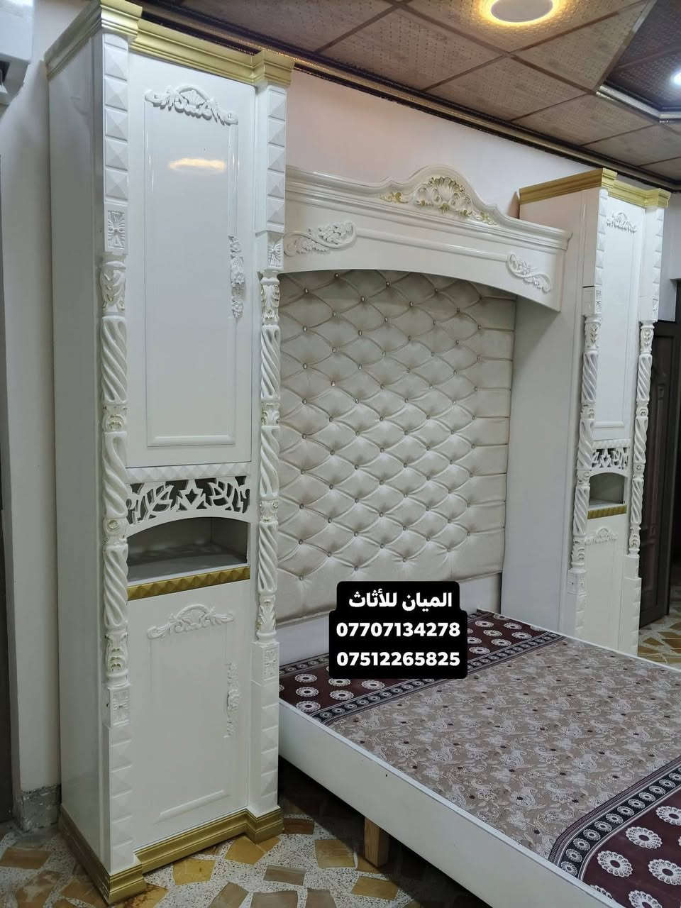 #قسط_غرفتك_براحتك
من معرض الميان للأثاث الراقي 
✔️ ويانا مدة التقسيط سنة و نص بدون مقدمة
✔️ لحاملي ماستر كارد الرافدين من الموظفين و المنتسبين و المتقاعدين
✔️ يوجد فصال حسب الطلب
✔️ يمكنكم استبدال غرفكم القديمة بغرفة جديدة وتقسيط الفرق
✔️ غرف نوم باحدث الموديلات من خشب الصاج
📌العنوان : الموصل / الجانب الأيمن / الصناعة القديمة / اليابسات 
📱كورك :*********** (يوجد واتساب)
📱 اسياسيل:***********(يوجد واتساب)
