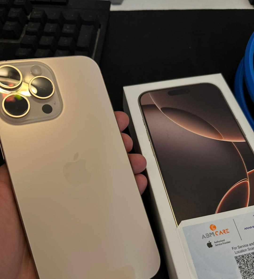 السلام عليكم 
iPhone 16 pro max
جهاز استخدام شخصي ونطيف كلش 
تفاصيل ب الصورة 
قفل 1350
***********
