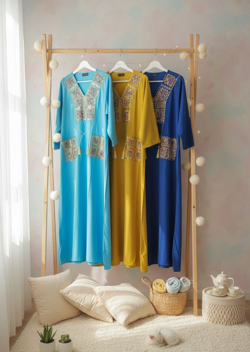 كلابيات رمضانية متوفرة قياسات خاصة وعادية توصيل مجاني 
للتواصل خاص او ‏‪***********‬‏
