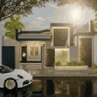 تصميم واجهة منزل (20*10) حسب ذوق وميزانية الزبون  للتواصل والاستفسار  ...