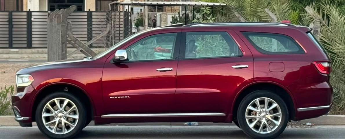 Dodge durango 2019 دورنكو سيتاديل
ضرر السيارة بنيد + جاملغ خلفي وبيها صبغ شبرين بل قمارة كلش قليل بدون ضرر
ماشيه 118
المواصفات اعلى فئة Citadel :
- محرك ٦ سلندر / ٣٦٠٠
- فتحة سقف
- جنطه كهرباء
- كشنات كهرباء
- كشنات تدفئه امامي وخلفي 
- كشنات منفصل 
- كشنات جلد
- كشن خزن 
- شاشه كبيره 
- كأمره خلفيه 
- حساس خلفي 
- ويل كب كروم
- 3 قطع تبريد 
- شفتات ستيرن 
- ستيرن كهرباء 
السعر 197$
عنواني بغداد / الكرخ
***********
***********
