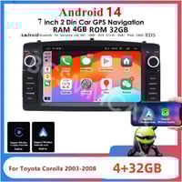 اندرويد 14 • كورولا ٢٠٠٣-٢٠٠٨ • كار بلاي