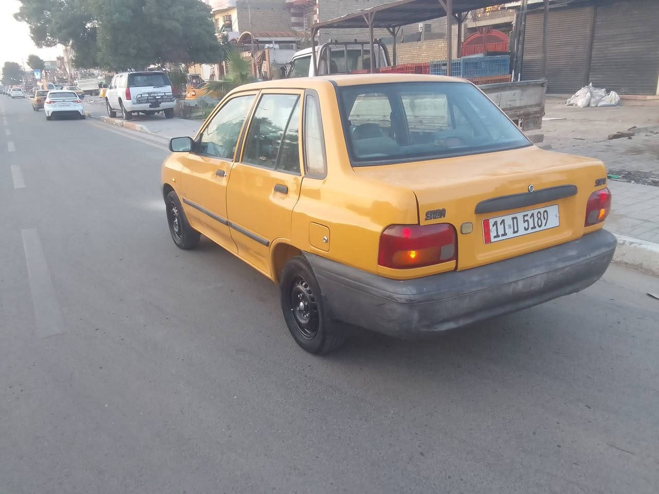 سايبه موديل ١١ كير محرك تبريد شغال
كهربايات شغاله شواصي نظيفه بيها صبغ شي بسيط يم قبق 
البانزين مصفره هيه وغرامه مكاني بغداد ام الاكبر والغزلان الاستفسار ***********
