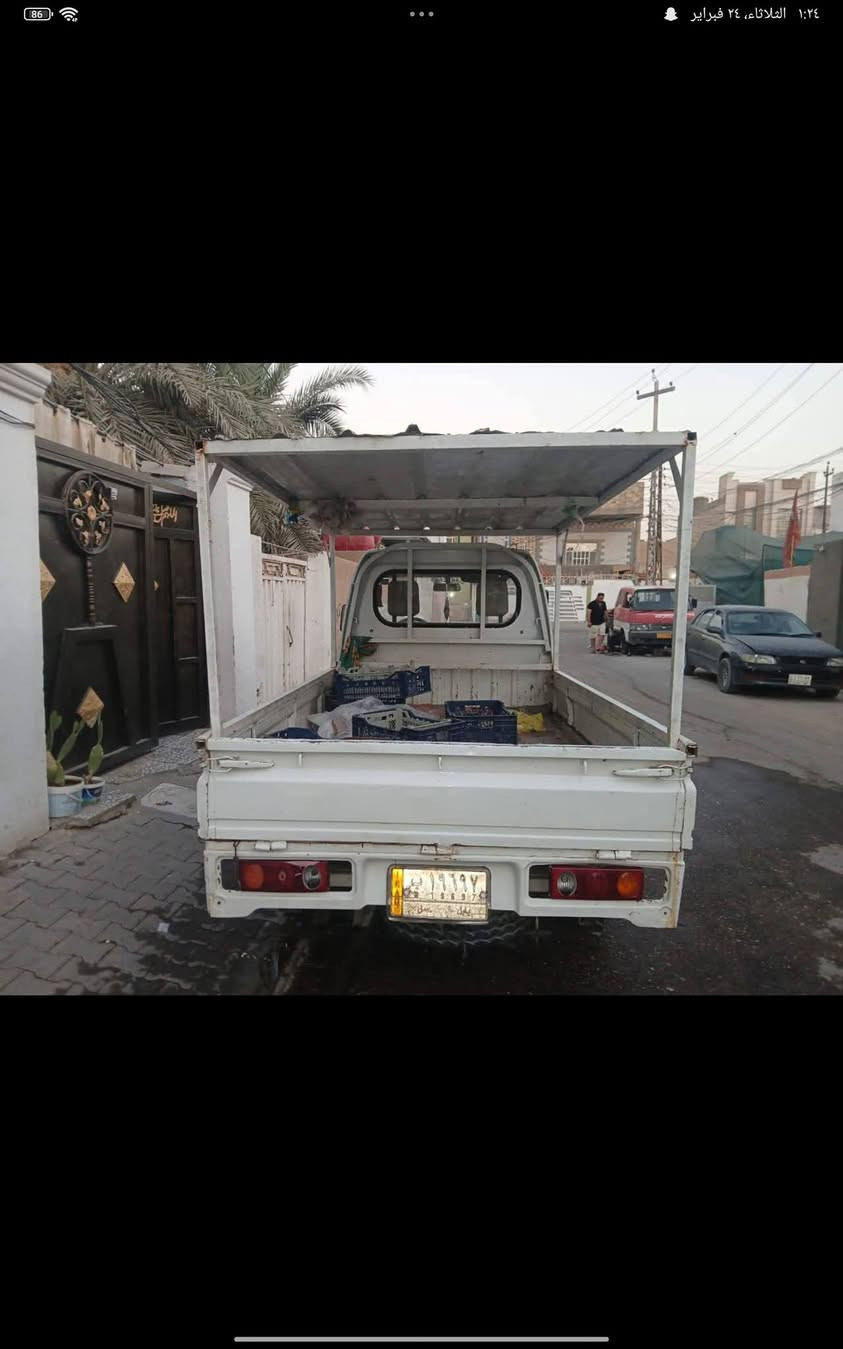 اسلام عليكم 
شيري حمل 1طن للبيع 
محرك جديد تخم تاير حداديه 
السنويه ل2027
السعر 32مكاني نجف 
للاستفسار ***********
متواجد عل فيس
