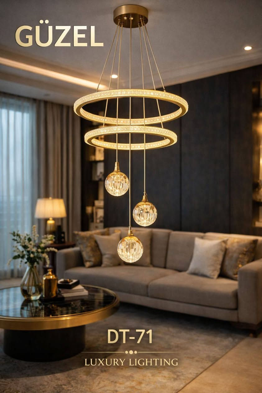 ✨ وصل حديثًا إلى مجمع الرطبة التجاري ✨

ثريا مودرن فاخرة (DT-101) بتصميم راقي يضيف لمسة فخامة لمنزلك 💎
إضاءة LED قوية وناعمة بنفس الوقت مع توفير بالطاقة ⚡

✔️ تصميم عصري أنيق
✔️ لون ذهبي فاخر
✔️ إضاءة متعددة (دافئ / أبيض / ثلاثي)
✔️ مناسب للصالات وغرف الجلوس

📍 العنوان: الأنبار _ الرطبة 

مجمع الرطبة التجاري – 

📦 توصيل متوفر إلى جميع المحافظات
📞 للحجز والاستفسار: ***********

🔥 سارع بالحجز – الكمية محدودة 🔥
