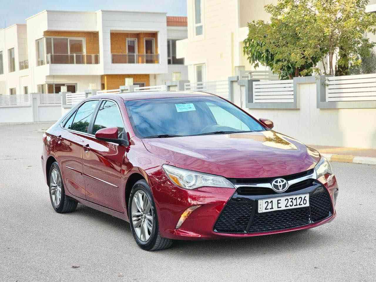 سلام عليكم 
تويوتا كامري امريكي 
الموديل   2016
اللون ماروني
مواصفات.  SE
مثبت سرعة وتحديد مسار …شفتات ستيرن …كوشن كهرباء 
وباقي مواصفات ال SE
سيارة نضيفة ونصبتهة احلة من الصور كاملة بدون اي نواقص  رقم سليمانية الجديد وتحويل مضمون
كير ومحرك مكفولات ما مفتوح منه برغي 
بيهة بونيد وجاملغ  وبيه قطعه ونص صبغ سونار موجود 
مكاني /خانقين 
السعر :  147$ ورقه  وبي مجال 
للستفسار *********** خناقين, ديالى
