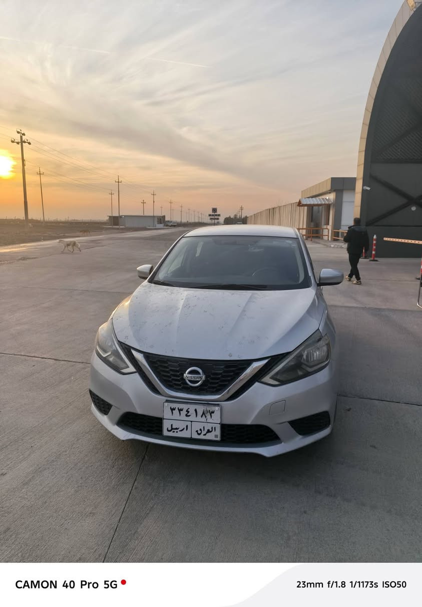 Nisan Sentra 2017sv
1قطعە سبوغ چاملغ 
85مایل ماشیە
رقم اربیل 
بجم کبس 
نظام eco normal sport
رقم ***********
