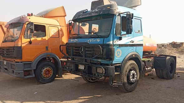 للبيع تريد بس راس يرهم تريد بس عربانه ترهم ألبي تريله نساف موديل 83 محرك 44 جديد كير ابو البرميل جديد أكسل جيف مع عربانه 3 دناكير جاهزه للعمل رقم بغداد تحويل فوراً السعر 190 ورقه وبيها مجال مكاني الفلوجه معرض الوطن للاستفسار ه‍ *********** ه‍ ***********
