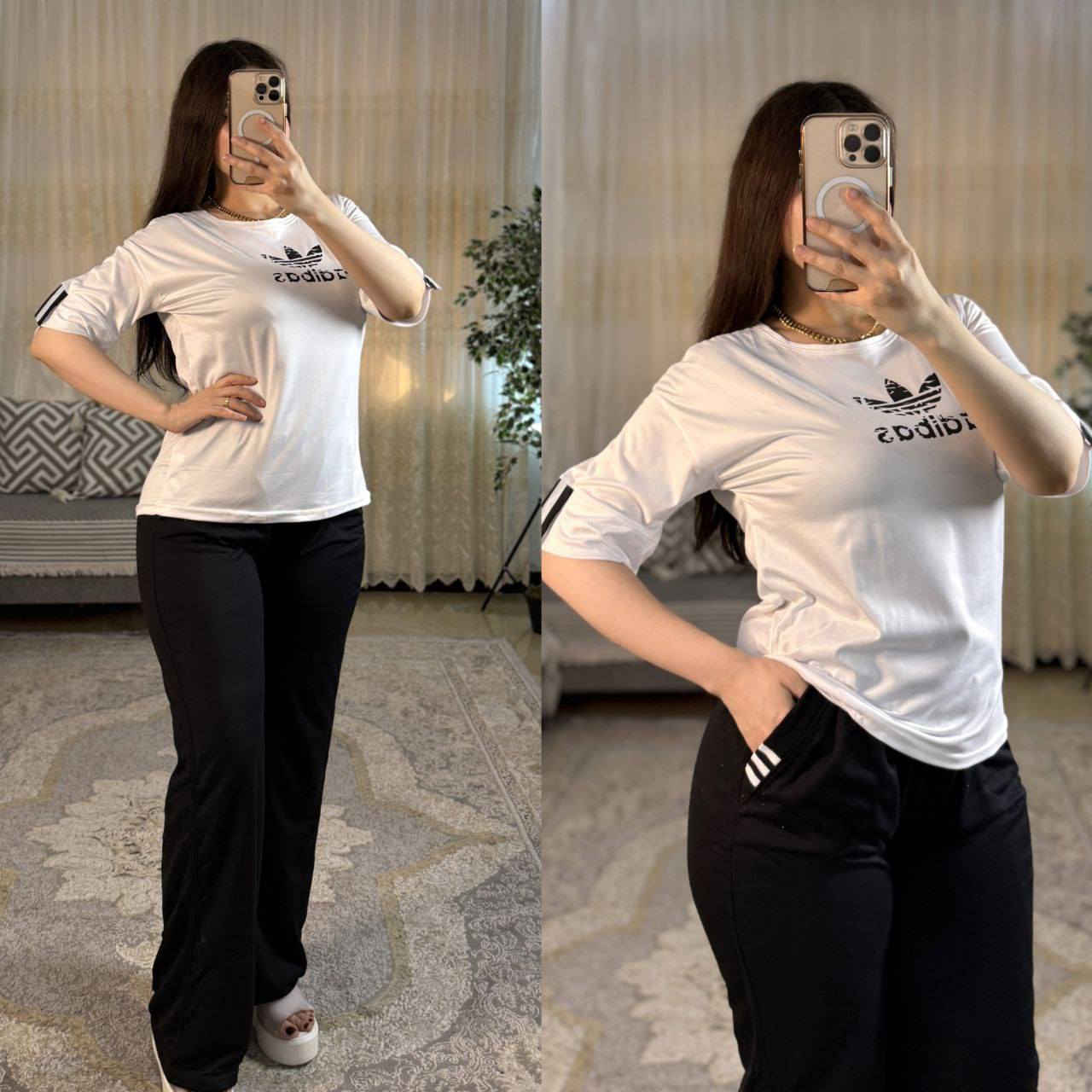 تراك  اديداس 

#تكرار_بالوان_جديدة
 خامة توفيليس + تشيرت زبدة شرط الفحص 

 L. XL. 2XL. 3XL.

متوفر جمله ومفرد 
توصيل جميع محافظات


**إذا كنت صاحب هذا الإعلان وتريد حذفه لأي سبب، رجاءا أرسل رسالة إلى الدعم الفني**