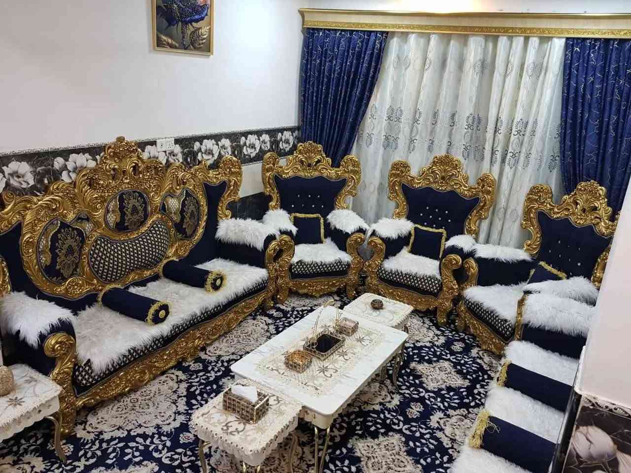 طخم قنبات ملكي مطعم بالذهبي ١٠ مقاعد خشب زان ثقيل حيل  فول نظافة مع طبلات ذهبية طخم كامل ب850 بيهم مجال  مكانو موصل حي الصديق


**إذا كنت صاحب هذا الإعلان وتريد حذفه لأي سبب، رجاءا أرسل رسالة إلى الدعم الفني**