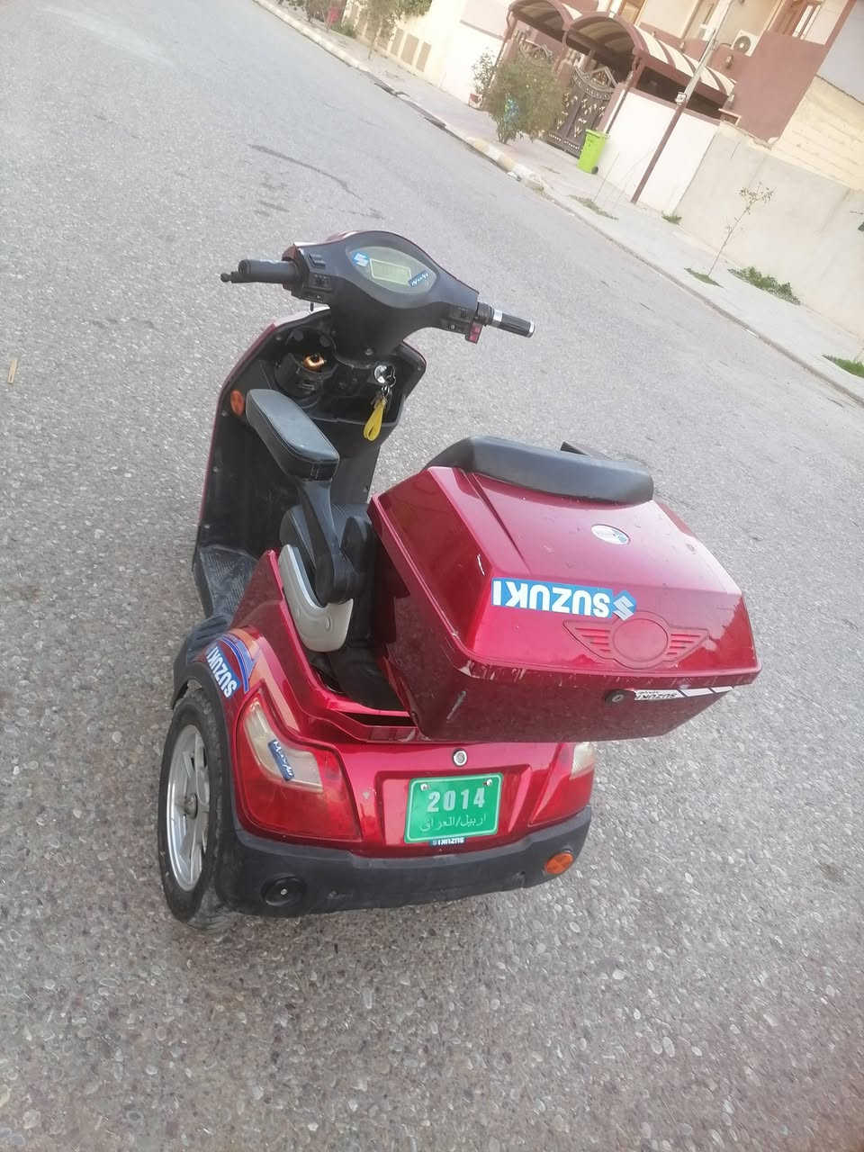 السلام عليكم
دراجه شحن ٣ تايرات جديده مستعمله أقل من شهر وصل الضمان موجود اخو الجديد اي عيب مابيها 4بطاريات دبل32امبير جدد 3سرعات سرعتها الكليه 60 اي عيب مابيها وضع شركه السعر850وبيها مجال العنوان كركوك حي عدن رقم الهاتف ***********
