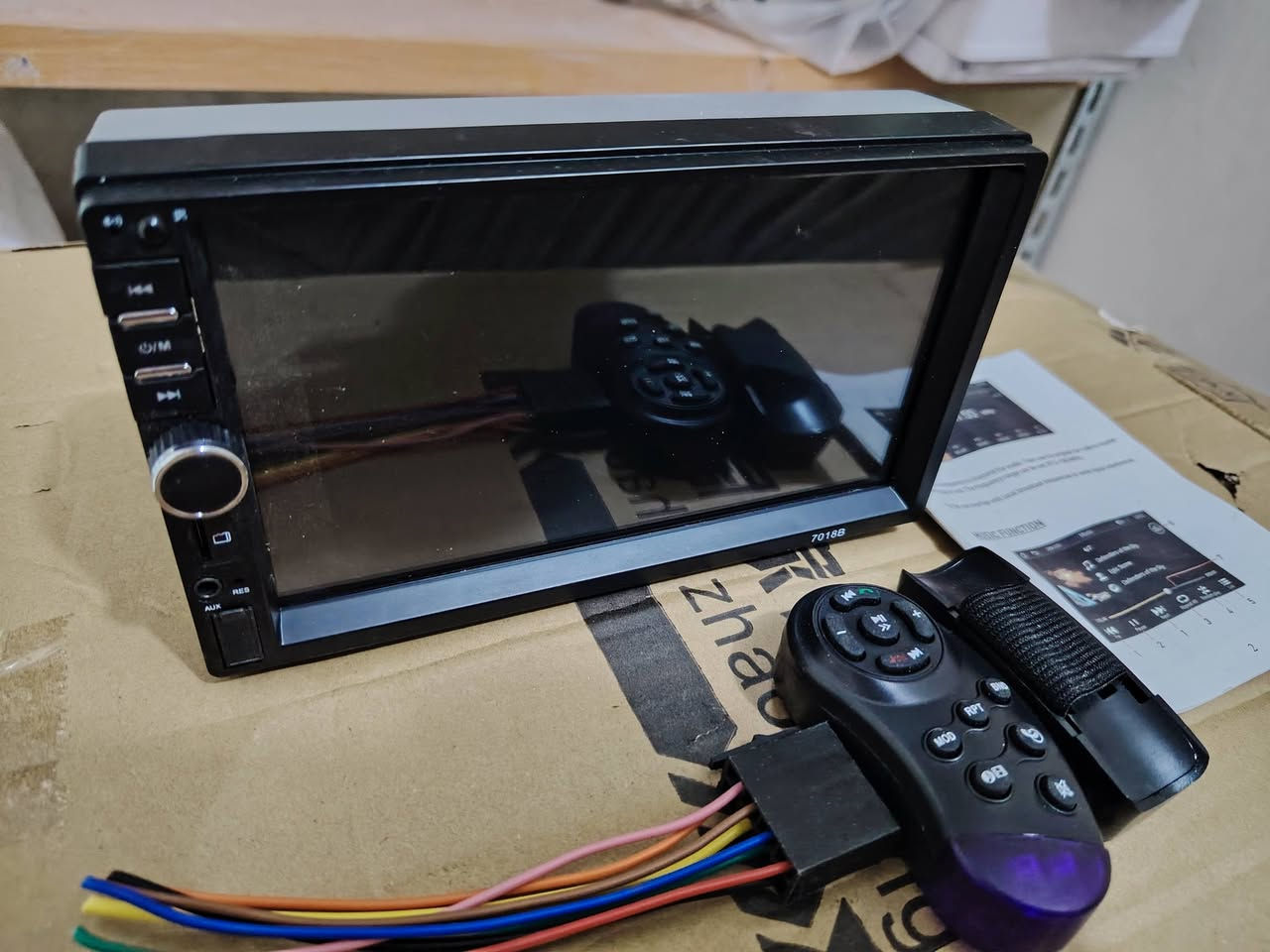 شاشة سياره حجم 7 انج
كامل ملحقات
15 اول تم
توصيل كل العراق 5 الاف


**إذا كنت صاحب هذا الإعلان وتريد حذفه لأي سبب، رجاءا أرسل رسالة إلى الدعم الفني**