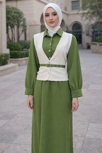 فستان قطعتين • دابل تركي • مقاسات 38-46